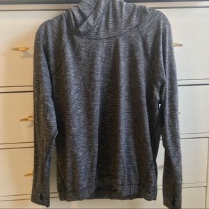 LULULEMON Black and White Heathered Hoodie